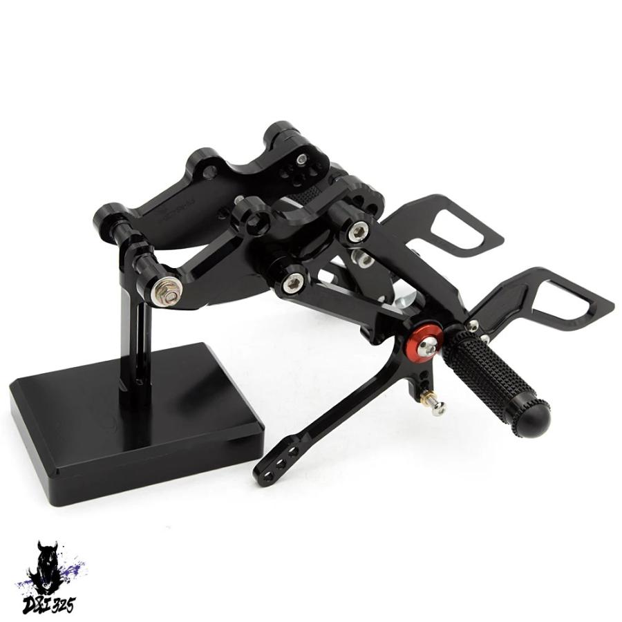 【互換品】 アプリリア RS4 125 4t RS125 2011-2016用 調節可能リアセットフットレストペダルクイックシフター 社外製_10