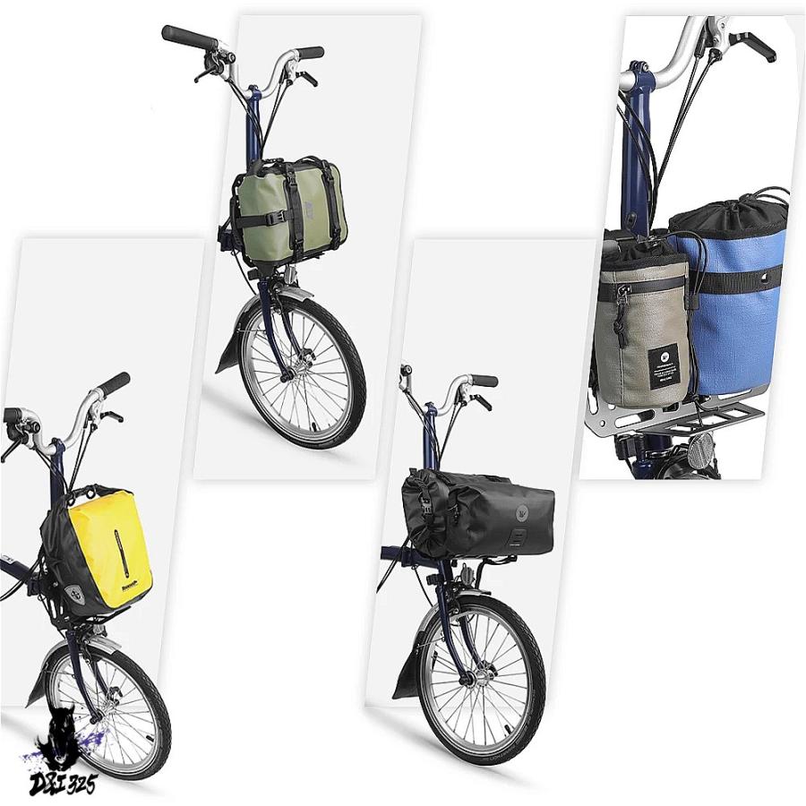 【互換品】 brompton-ラインストーンowalk自転車バッグアダプター,フロントラック,日曜大工のキャリアブロック,バンドル,バックパック,ラップトップバッ 社外製_5