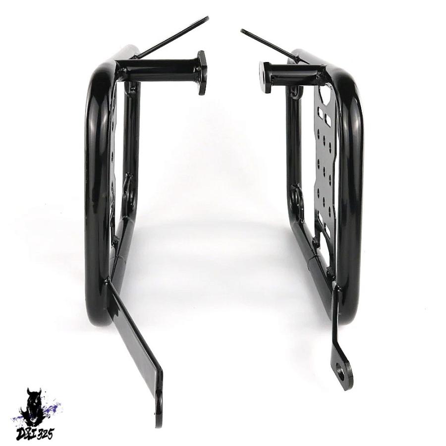 【互換品】 カワサキKLX250S KLX300S用 サドルバッグサポートバーブラケット \u0026 パニアサイドキャリア 2009-2023 社外製の画像