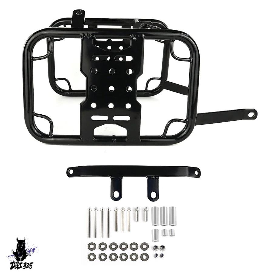 【互換品】 カワサキKLX250S KLX300S用 サドルバッグサポートバーブラケット \u0026 パニアサイドキャリア 2009-2023 社外製の画像