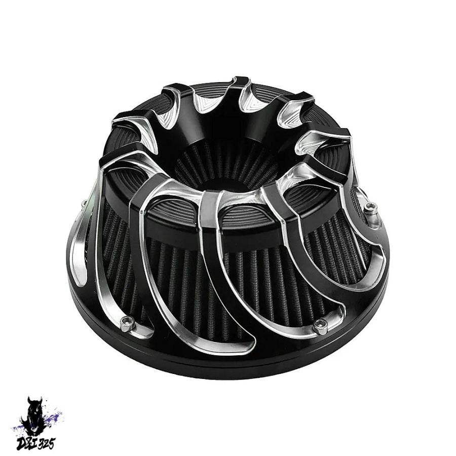 【互換品】 ハーレーソフテイルdyna sportster 883 1200用のCNCエアフィルターのスペアフィルター 社外製