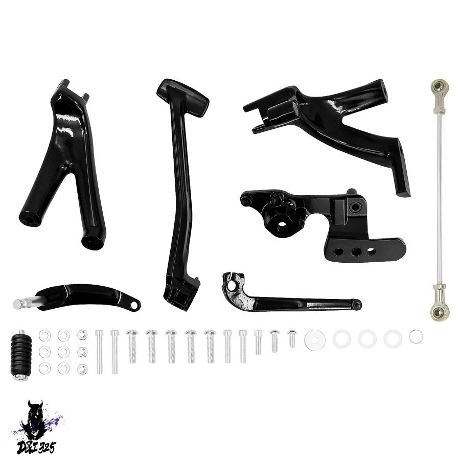 【互換品】 ハーレーダビッドソンfxst fxlr fxbb 2018-2023用 ビレットアルミニウムforwardコントロールキット 社外製の画像
