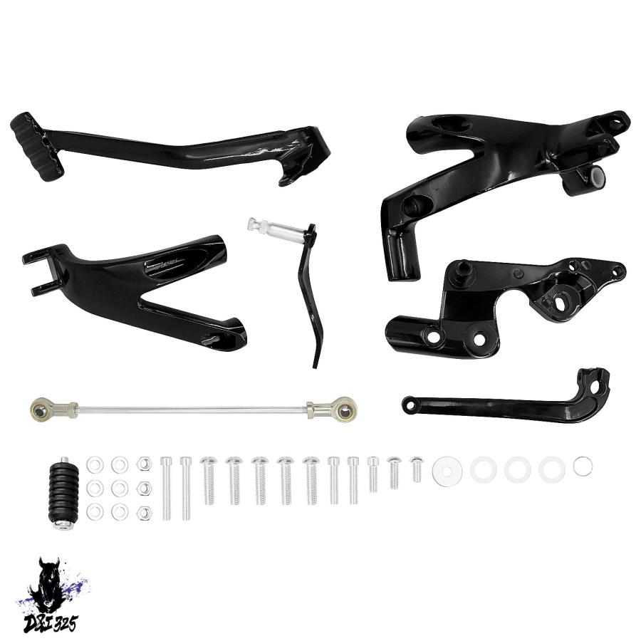 【互換品】 ハーレーダビッドソンfxst fxlr fxbb 2018-2023用 ビレットアルミニウムforwardコントロールキット 社外製の画像