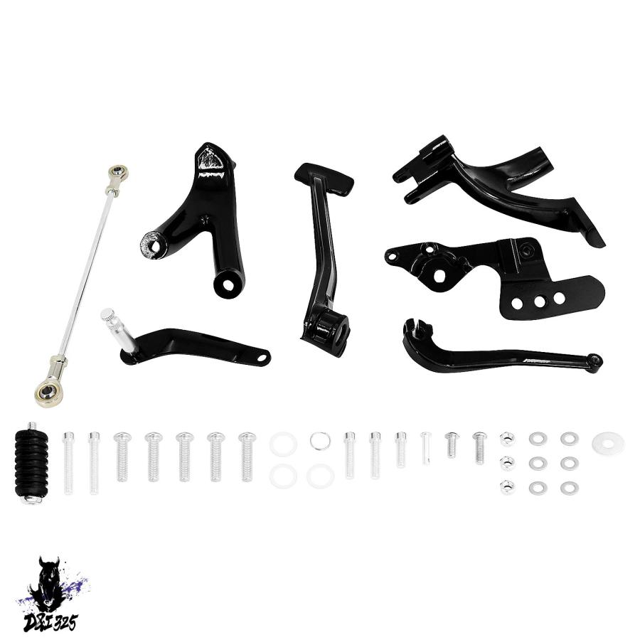 【互換品】 ハーレーダビッドソンfxst fxlr fxbb 2018-2023用 ビレットアルミニウムforwardコントロールキット 社外製の画像