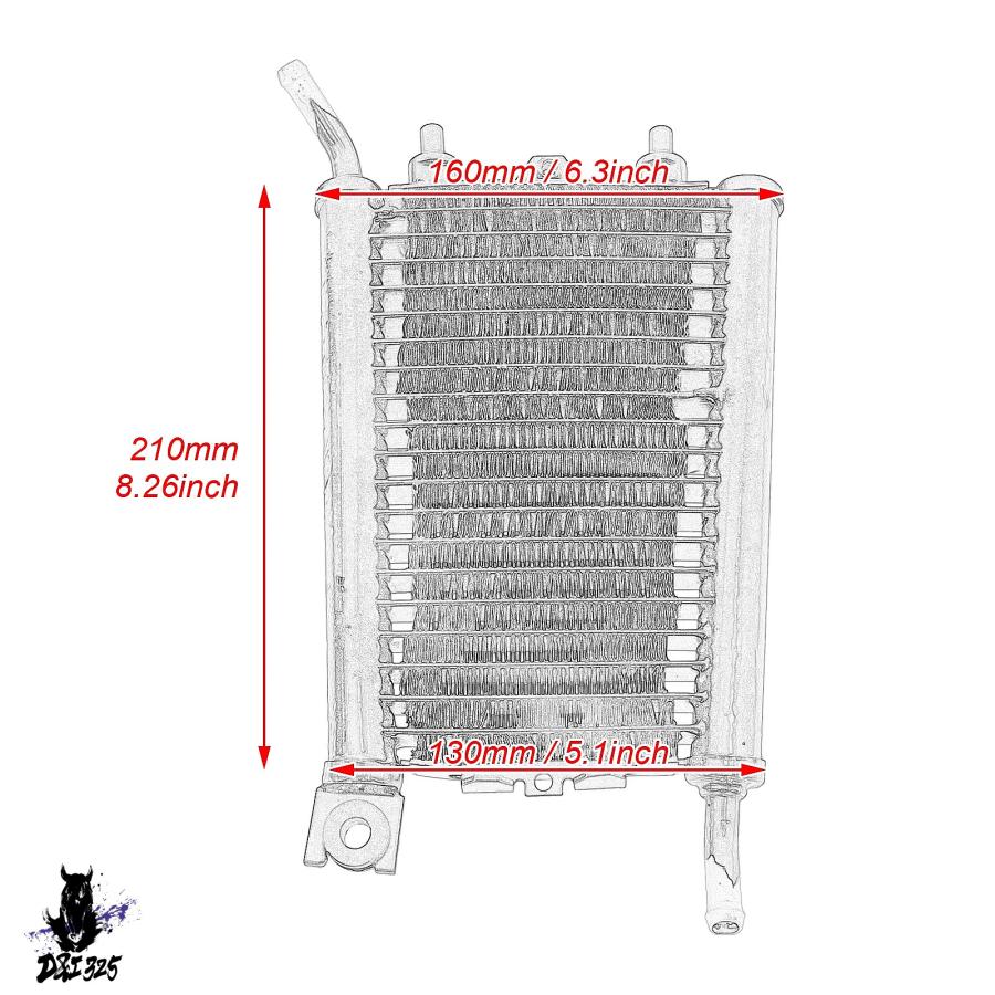 【互換品】 ハーレーダビッドソンソフテイル2018-2023用冷却システムカバー付きキット 社外製_5