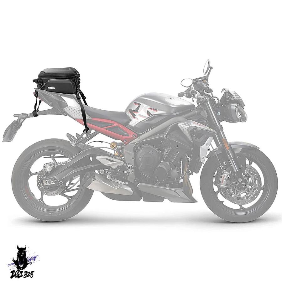【互換品】 ラインストーンOWALK防水バイクテールバッグ ハードシェルモーター荷物 バックパック - 社外製_3
