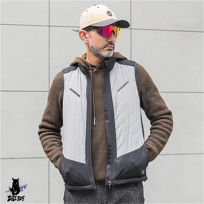 互換品】 ROCKBROS バイク加熱ベスト USB 冬加熱ジャケット スポーツ熱