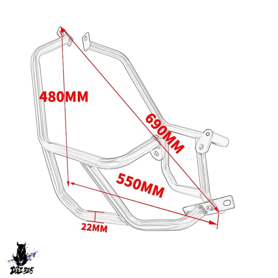 【互換品】 ベネリ TRK 251 BJ250 2018-2020 バイク用ショックアブソーバーレンズプロテクターアクセサリー 社外製の画像