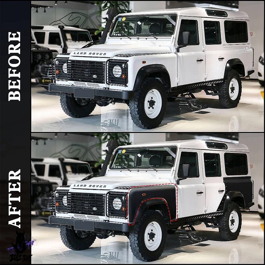 互換品】 ランドローバー Defender オフロード車用 アルミニウム合金