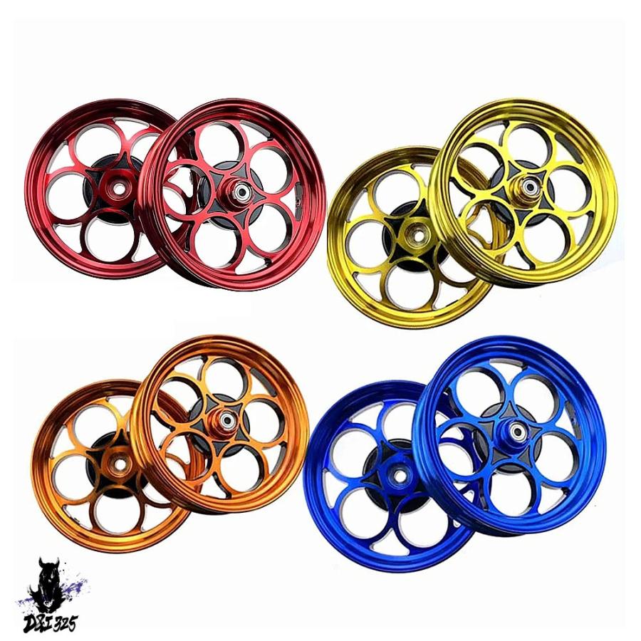 互換品】 ホンダ50 アルミニウム合金フロントバックホイールリム