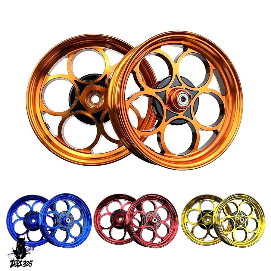 互換品】 ホンダ50 アルミニウム合金フロントバックホイールリム