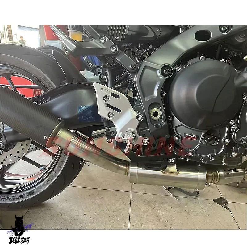 【互換品】 ヤマハ YZF MT-09 2020-2022用 ステンレス製フルエキゾーストシステムフロントパイプ 社外製の画像