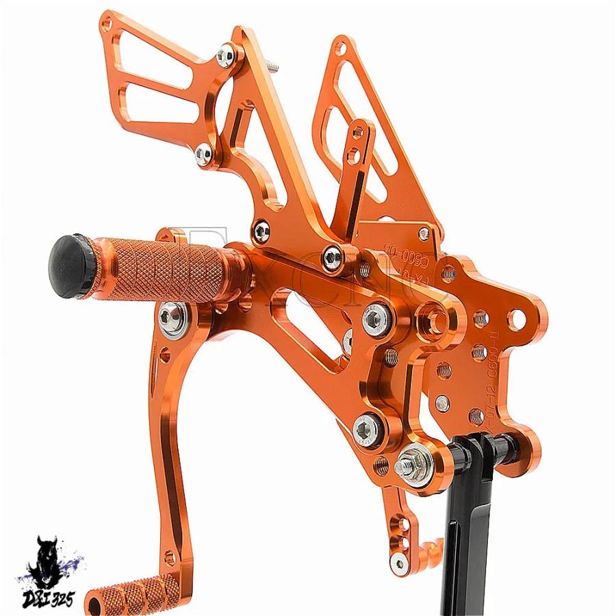 【互換品】 ホンダ CBR600 F4 2001-2004 用 調整可能なrearsetフットレストセット 社外製の画像