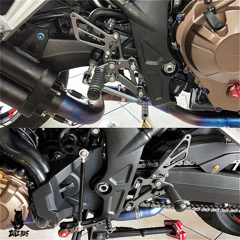 【互換品】 ホンダ CBR650F CB650F CBR650R CB650R 14-20用 バイクフットレスト リアセットフットレスト ギアシフト 社外製の画像