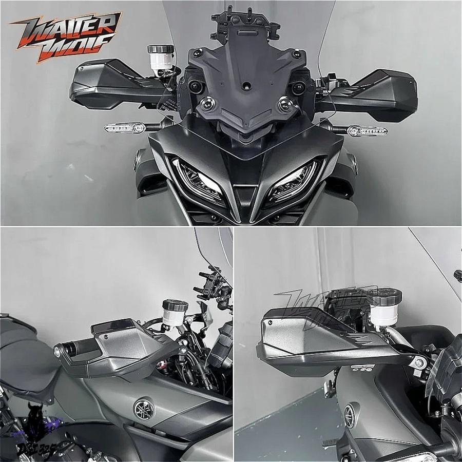 【互換品】 ヤマハ 9 gt plus 2021-2021 バイクハンドガード 隆起したハンドガードシールド 社外製_2