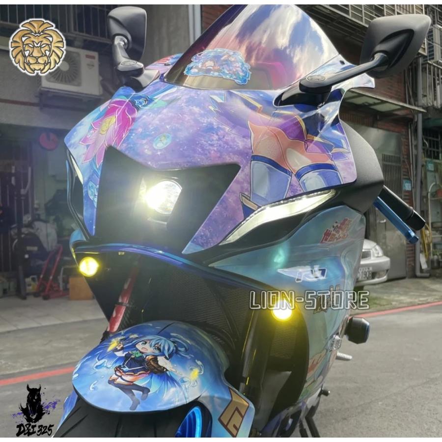 互換品】 ヤマハ YZF R7 2021-2024用 ハイパワーフォグライト