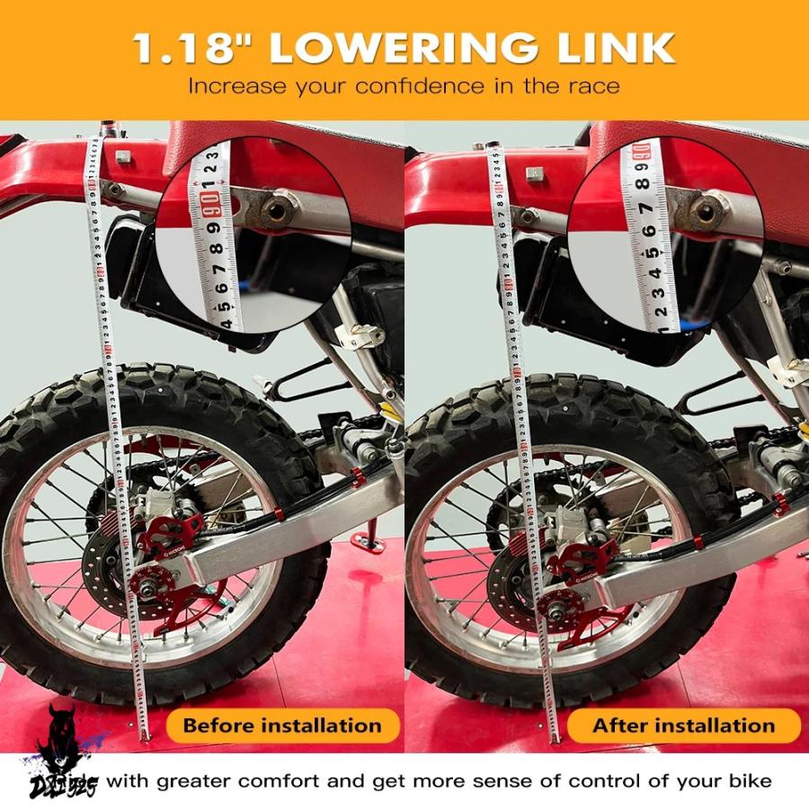 互換品】 ホンダ XR650L XR600R 1985-2024用 1.18インチ30mmアルミ製