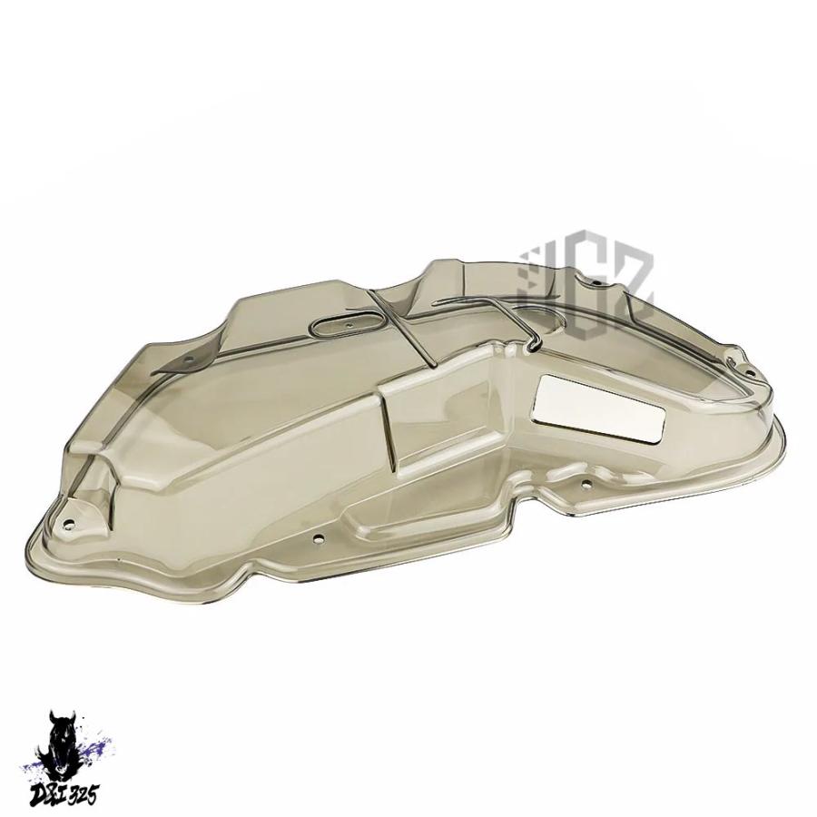 【互換品】 Vespa GTS 250 300 GTV HPE Sei Giorni 2013-2022 クリアエアフィルターカバー PVCプラスチック 装飾アクセサリー 社外製_3