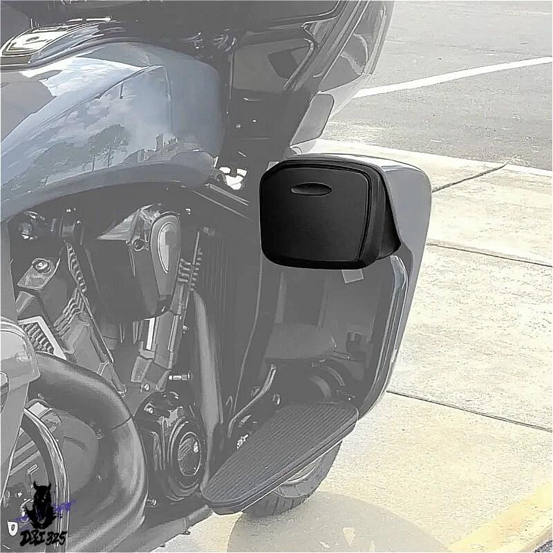 【互換品】 インディアンチャレンジャー 2020-2024 バイクブラックロアフェアリング収納ボックス 社外製_5