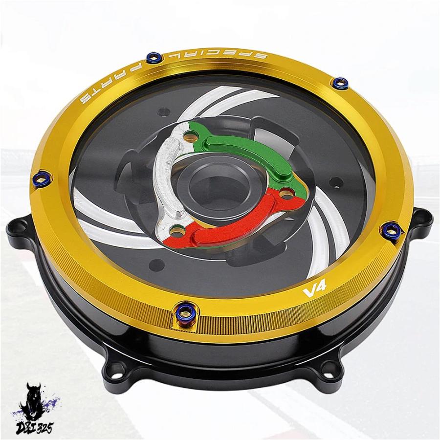 互換品】 ドゥカティ パニガーレ V4 V4S用 クリアエンジン保護バイク