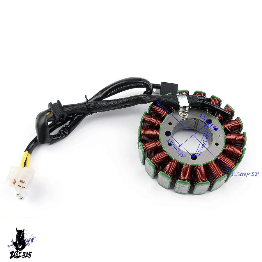 【互換品】 Daytona 675 675RおよびSpeed Triple用Areyourshop T1300039 アルミニウム発電機面コイル 社外製_2