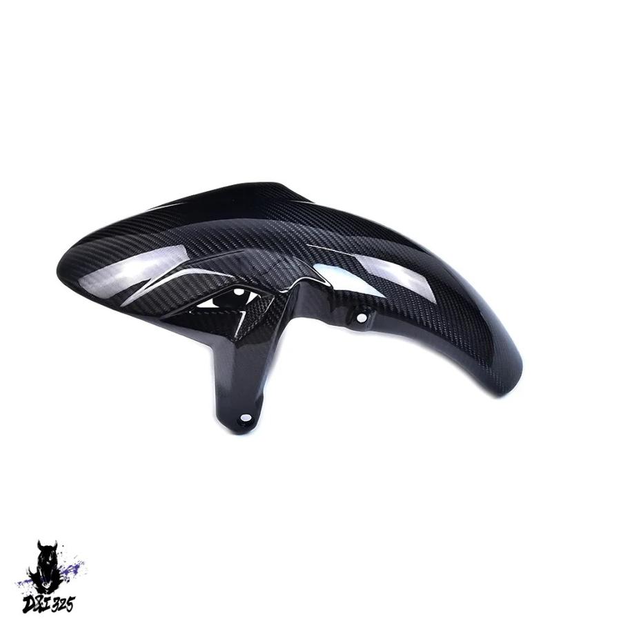 【互換品】 カワサキ Ninja 650 2017-2020用 3Kカーボンフロントフェアリングバイクアクセサリー 社外製_3