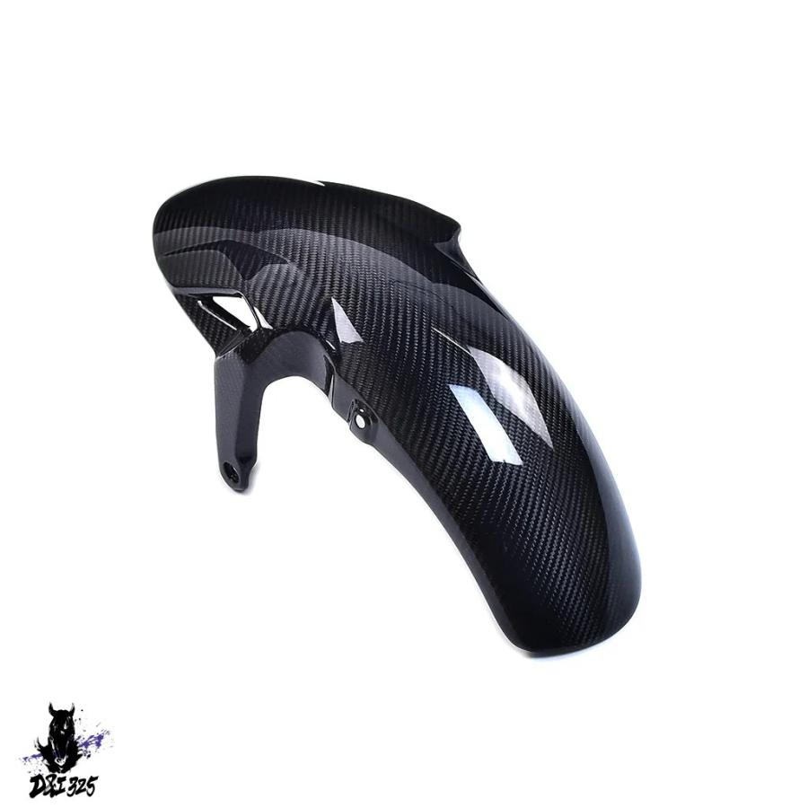 【互換品】 カワサキ Ninja 650 2017-2020用 3Kカーボンフロントフェアリングバイクアクセサリー 社外製_4