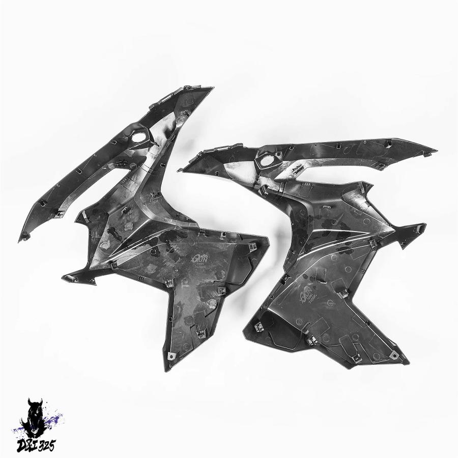 【互換品】 ホンダ ADV 160 ABS DV160 2023-2024用 カーボンルックサイドカバー＆ヘッドライトセット 社外製_4