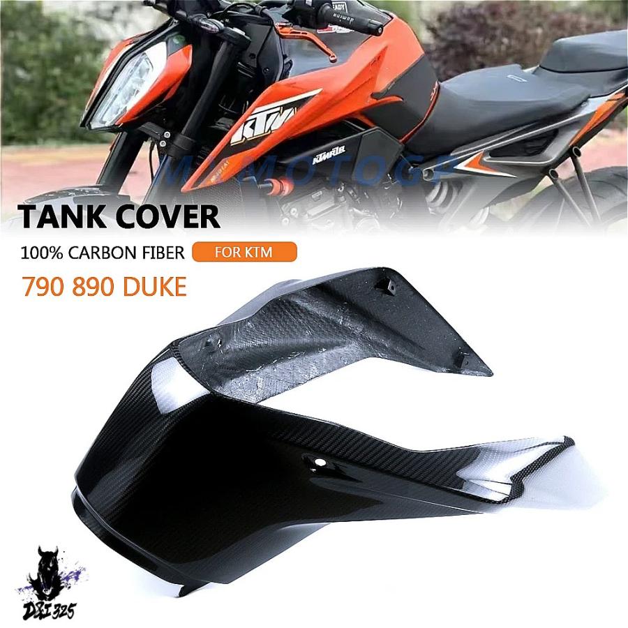 互換品】 KTM 790 Duke 890 GP R用 カーボンタンクカバー 100%バイク