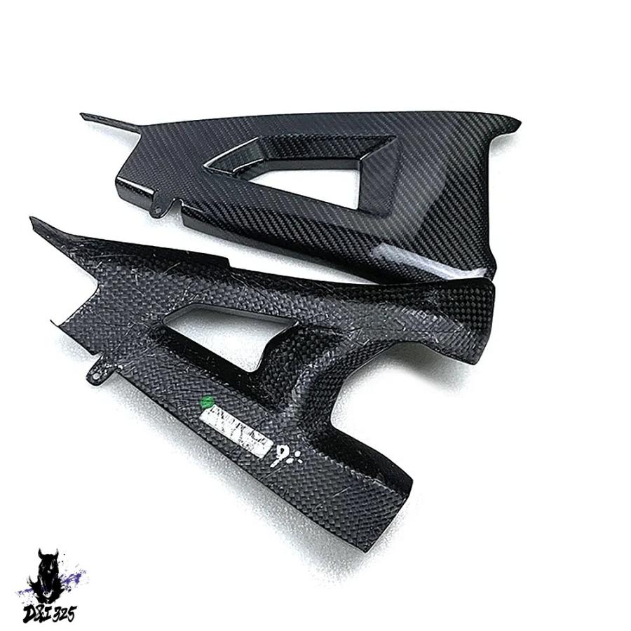 【互換品】 カワサキ ZX-10R 2016-2021用 スイングアームカバー カーボン保護プロテクター 社外製_5