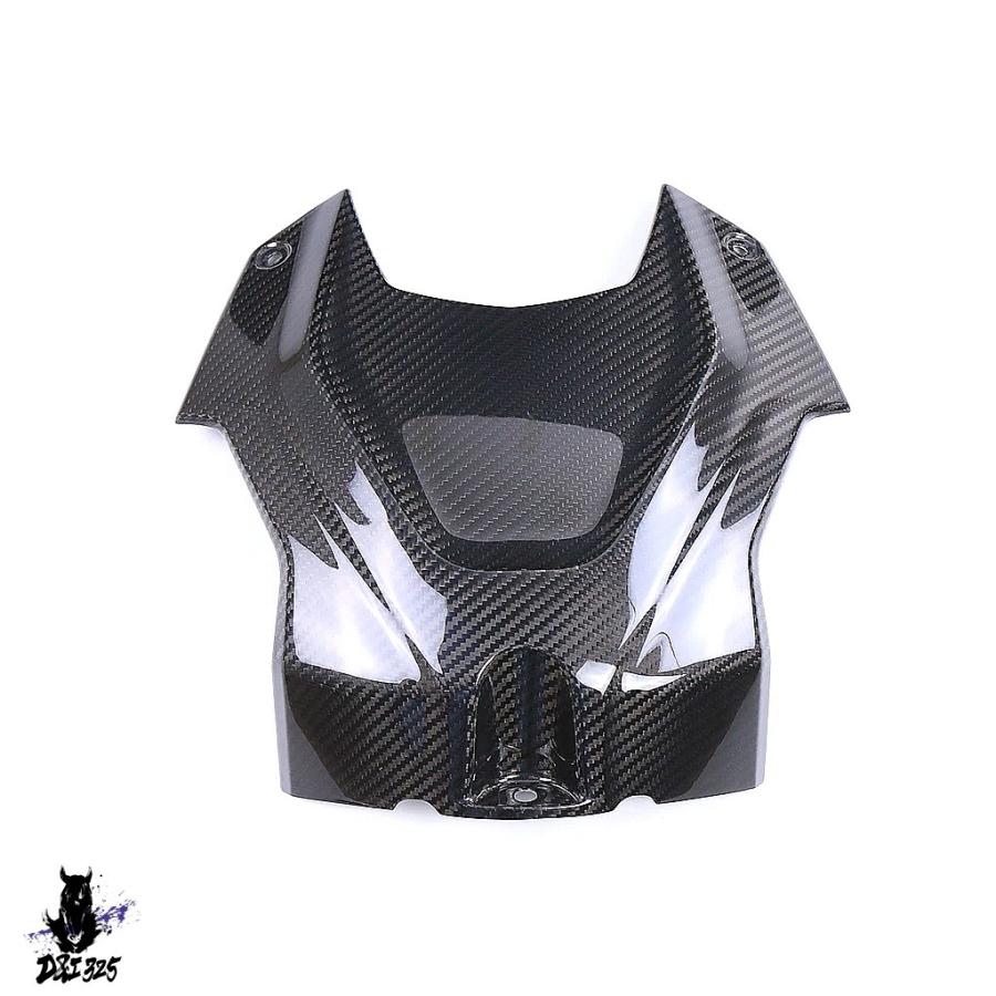 【互換品】 BMW S1000RR S1000R M1000RR M1000R用 バイクフロントタンクカバー 100%カーボン 2019年-2024年 社外製