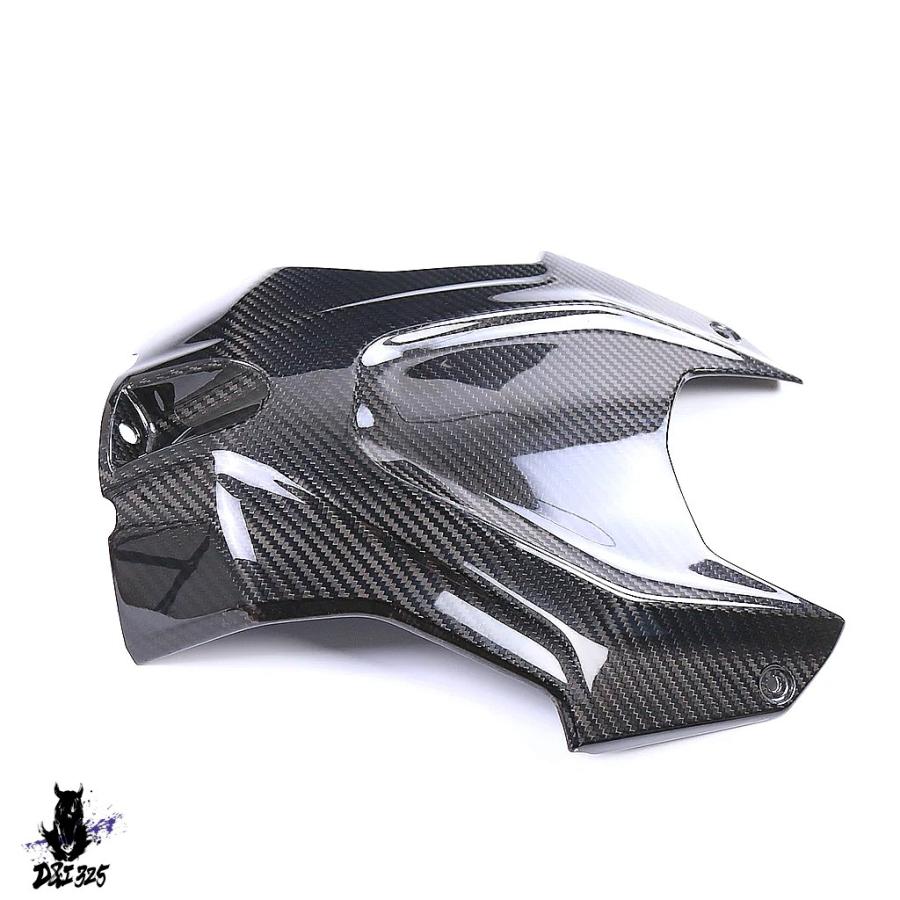 【互換品】 BMW S1000RR S1000R M1000RR M1000R用 バイクフロントタンクカバー 100%カーボン 2019年-2024年 社外製