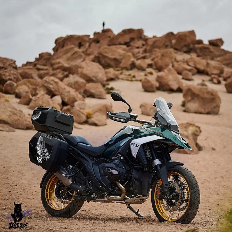 【互換品】 BMW R1300GS 2023-2024 オプション719 黒トリプルバイクステッカー ステッカー 社外製_10