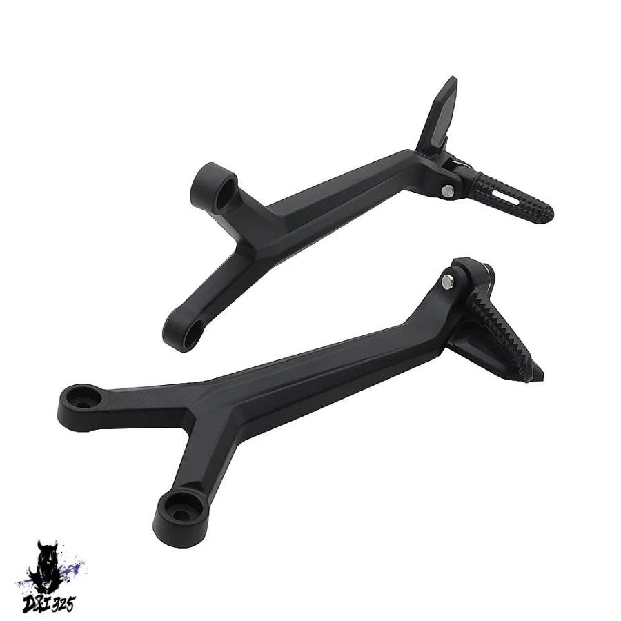 【互換品】 トライデント660 2021-2022用 バイクリア助手席フットペグキット フットレストブラケット フルセット 2022-2024_6