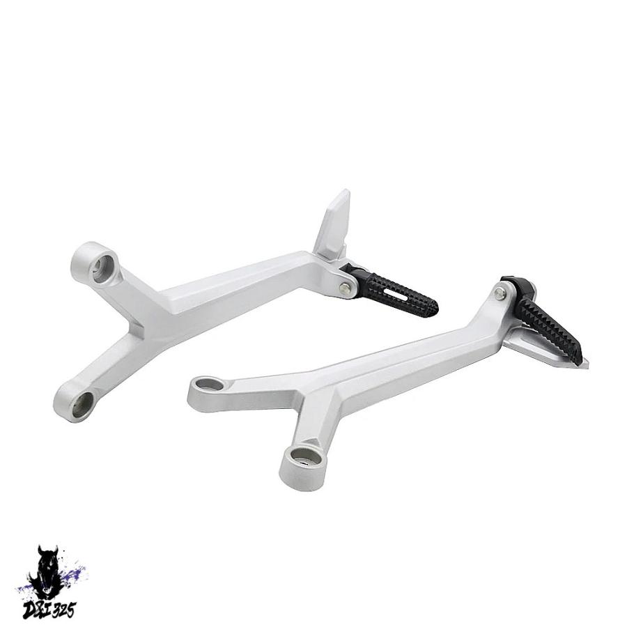 【互換品】 トライデント660 2021-2022用 バイクリア助手席フットペグキット フットレストブラケット フルセット 2022-2024_7