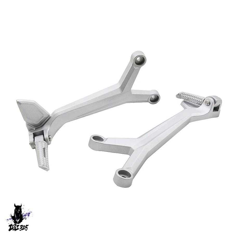 【互換品】 トライデント660 2021-2022用 バイクリア助手席フットペグキット フットレストブラケット フルセット 2022-2024_8