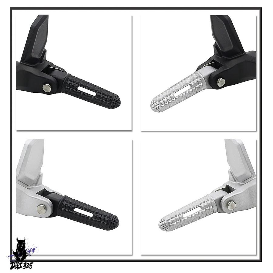 【互換品】 トライデント660 2021-2022用 バイクリア助手席フットペグキット フットレストブラケット フルセット 2022-2024_9