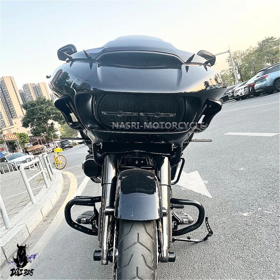 互換品】 ハーレーロードグライド用バイクサイドフェアリングエア