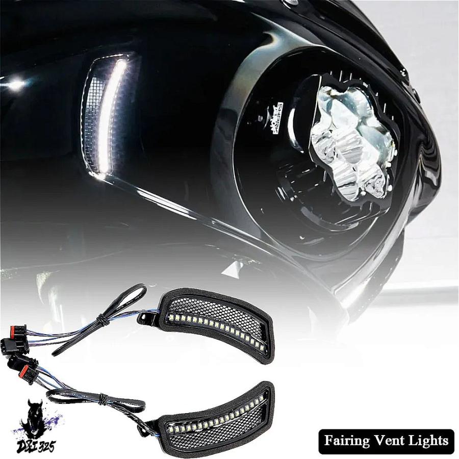 互換品】 ハーレーローライダー ST 2022-2024装飾ウインカーランプ