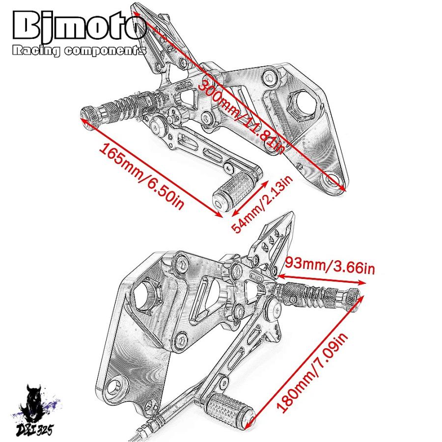 【互換品】 KTM RC 390用 アルミニウム製バックミラーセット 2022-2023 社外製_7