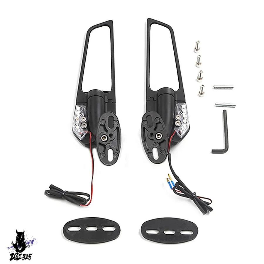 互換品】 カワサキZX-10R 2008 2009用アルミニウム製スポーツウィング