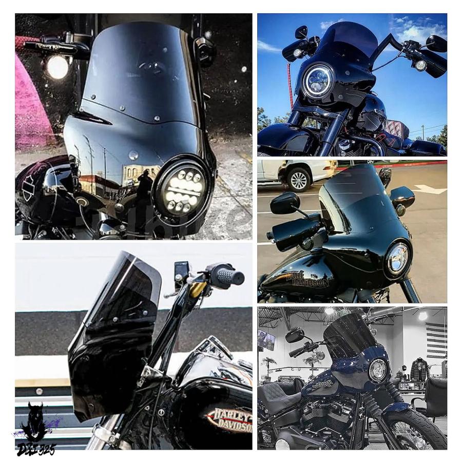 【互換品】 ハーレーダビッドソンソフテイルFXLRSローライダーロードウォリアー2020-2024年用 15インチバイクフロントフェアリング 社外製_8