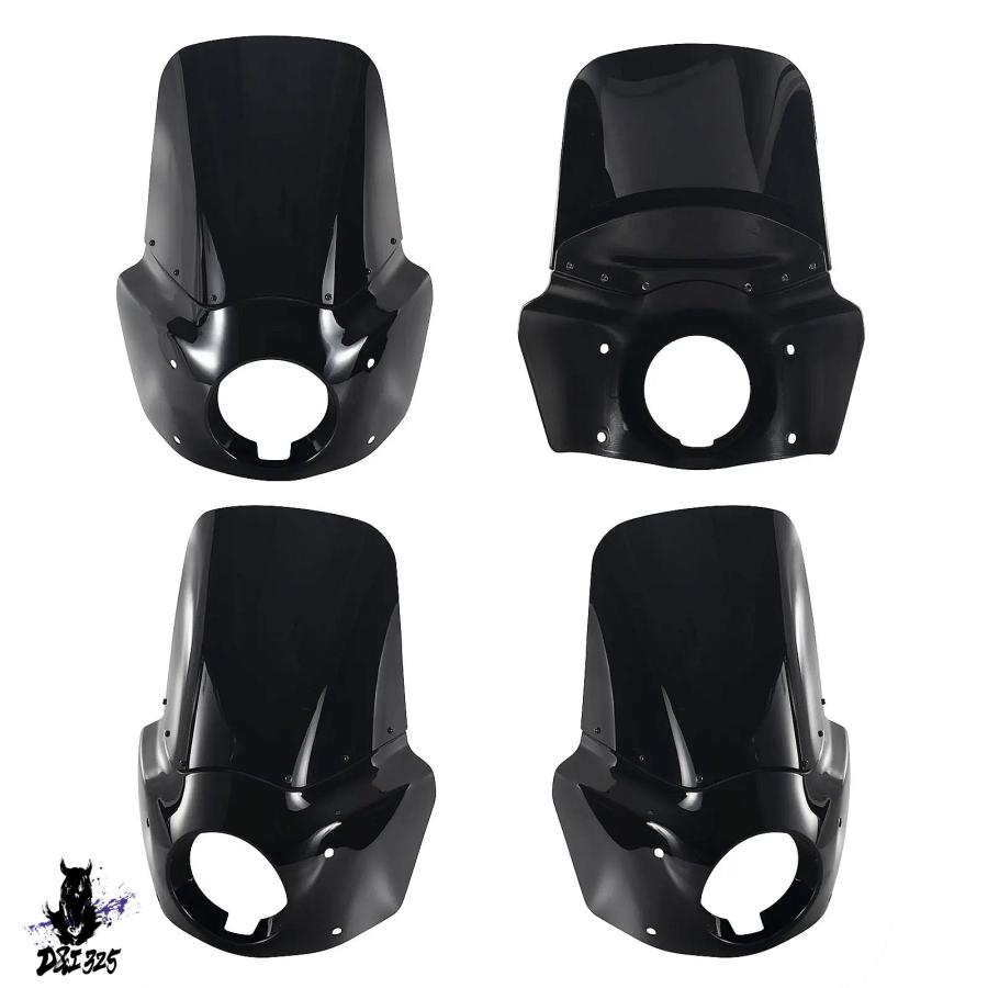 【互換品】 ハーレーダビッドソン ソフテイル FXBB FXST 2018-24 15インチバイクフロントフェアリング 社外製_4