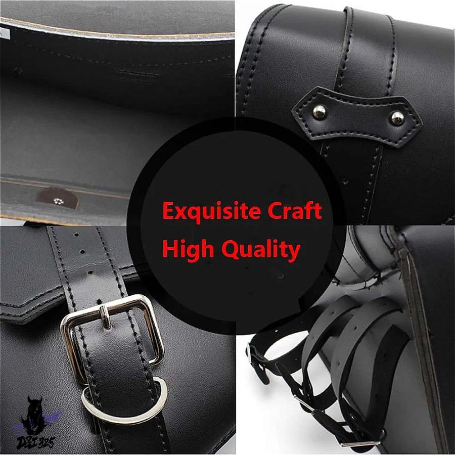 互換品】 ハーレースポーツスターXL883 XL1200 1X用 PUレザーサイド