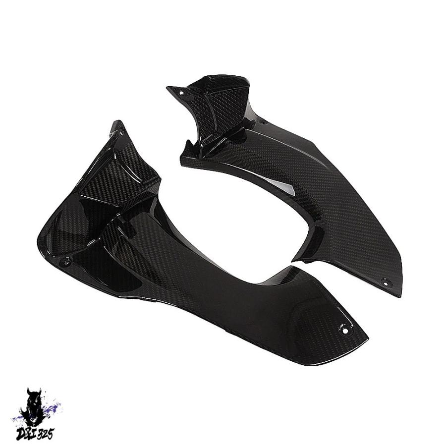 互換品】 カワサキZX14R 2012-2021用 100%カーボンフロントフェア