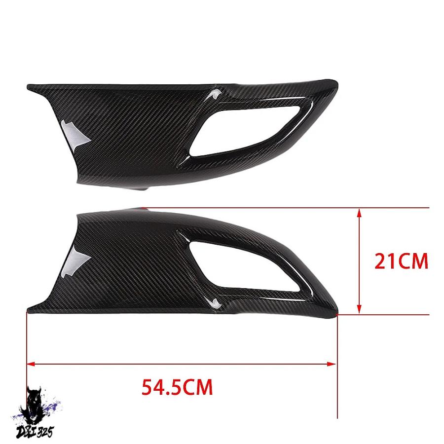 【互換品】 ドゥカティ ダイアベル 2011-2018 用 カーボン製 バイクタンクサイドカバー吸気パネルフェアリング 社外製_4