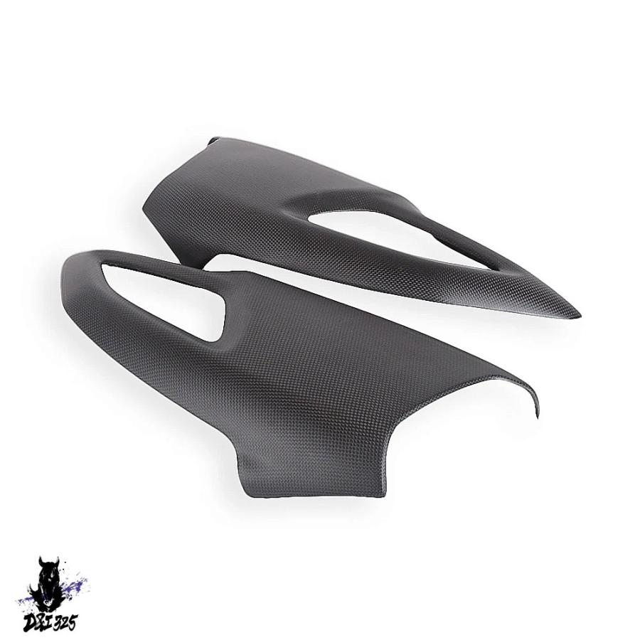 【互換品】 ドゥカティ ダイアベル 2011-2018 用 カーボン製 バイクタンクサイドカバー吸気パネルフェアリング 社外製_7