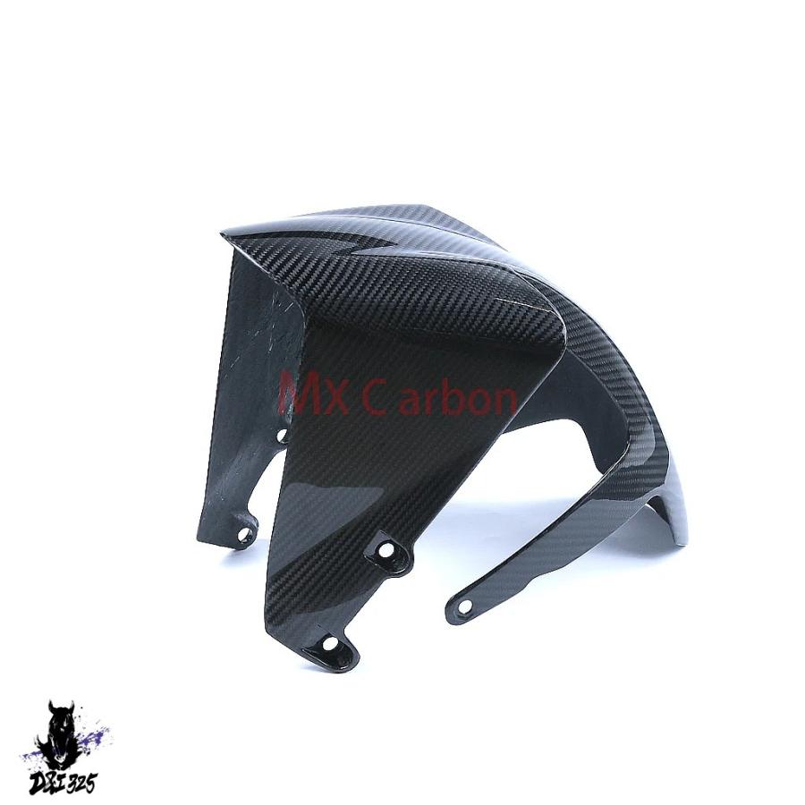 【互換品】 KTM RC 390 2018用 バイクフロントフェンダー フルカーボン装飾 100% 社外製の画像