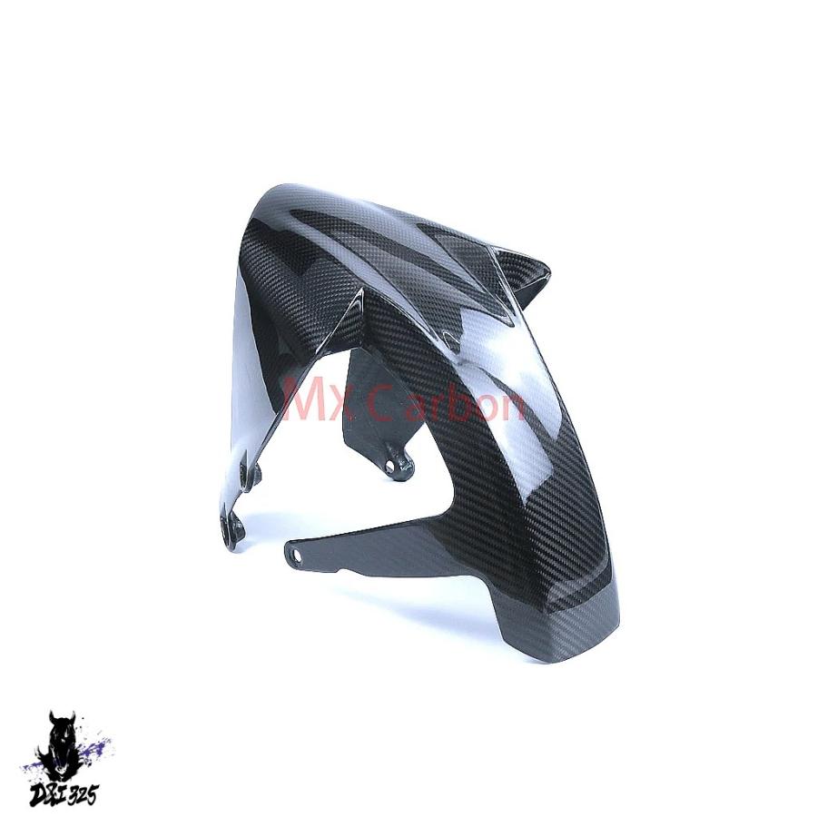 【互換品】 KTM RC 390 2018用 バイクフロントフェンダー フルカーボン装飾 100% 社外製の画像