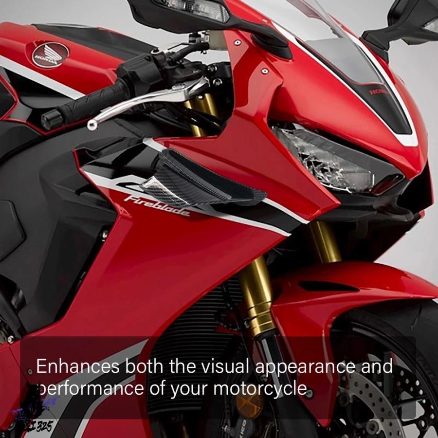 互換品】 ホンダ バイクウイングレット空力ウィングキットスポイラー